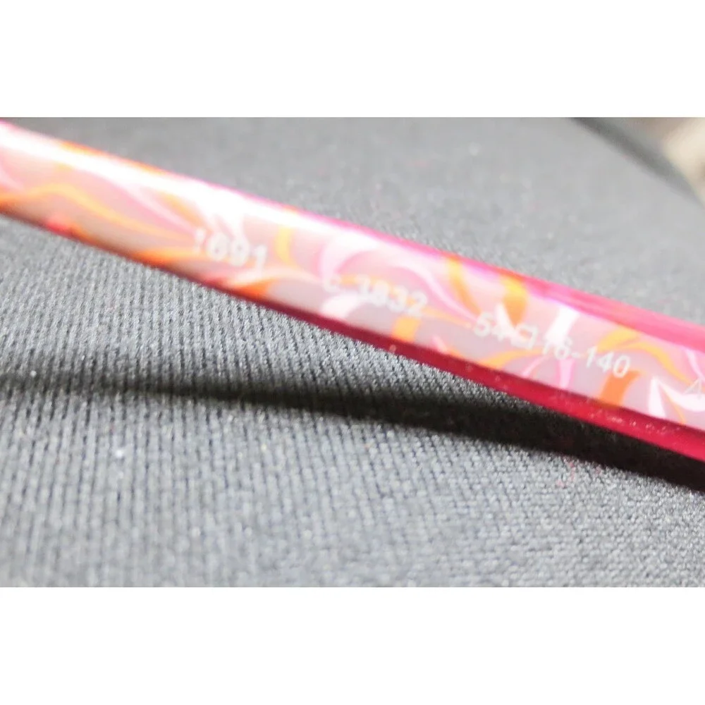 ProDesign Denmark 1691 3832 Eyeglasses Frames Pink Pattern 54-16-140 Rectangular